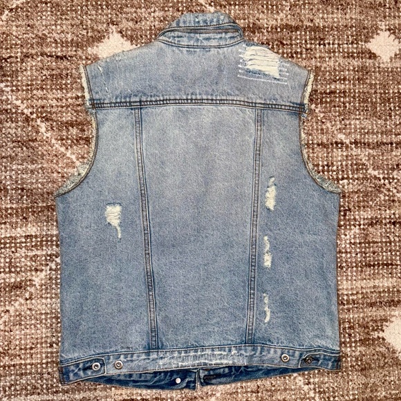 Scotch & Soda Denim Vest - Hot Lips - Picture 5 of 5